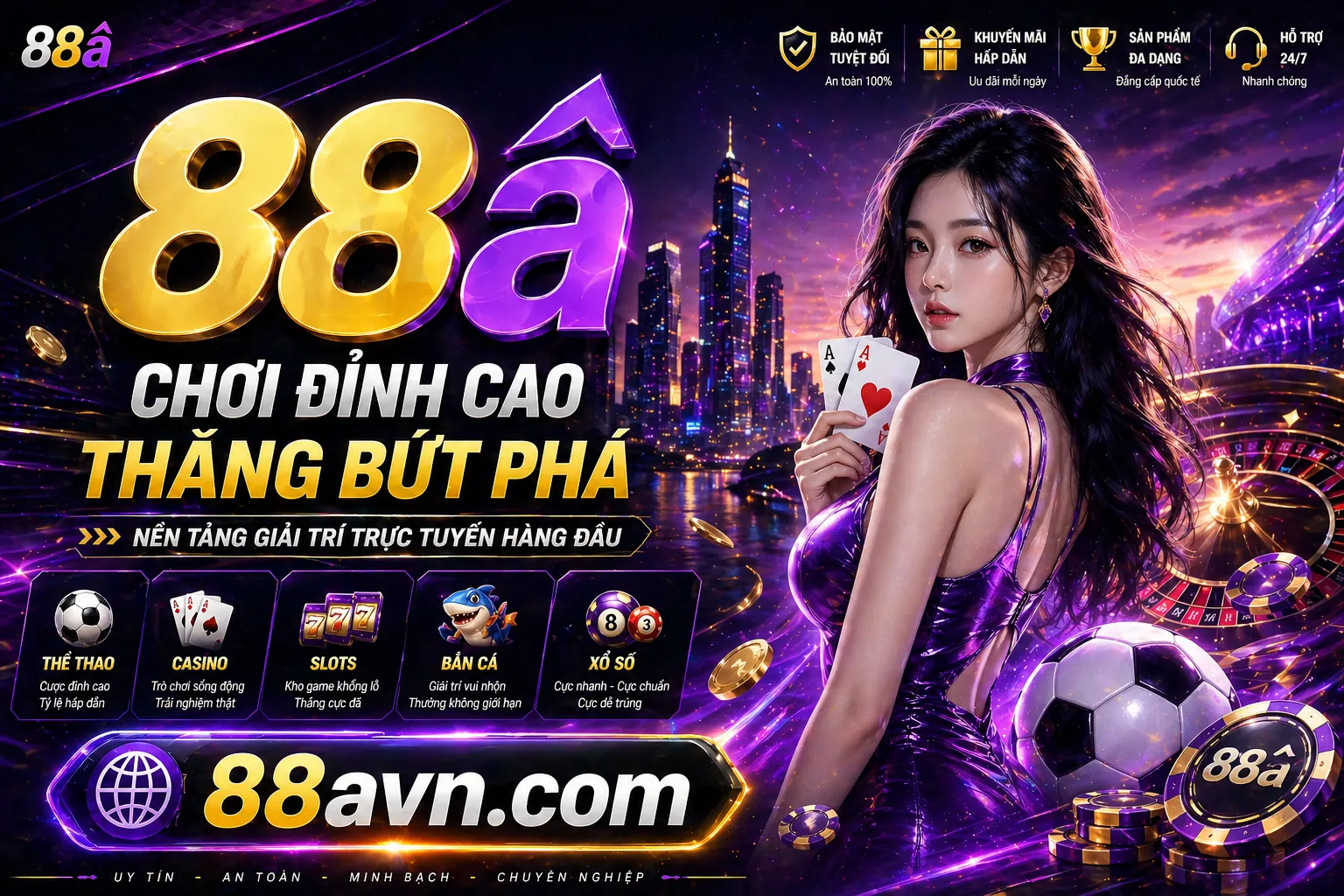 Trò chơi nổ hũ và slot game với hiệu ứng rực rỡ tại 88betgroup chính thức